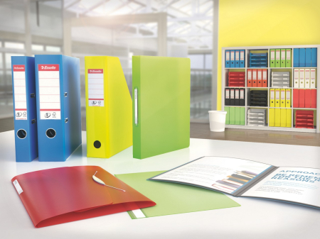 Biblioraft A4 75 mm No.1 Power VIVIDA albastru Esselte [4]