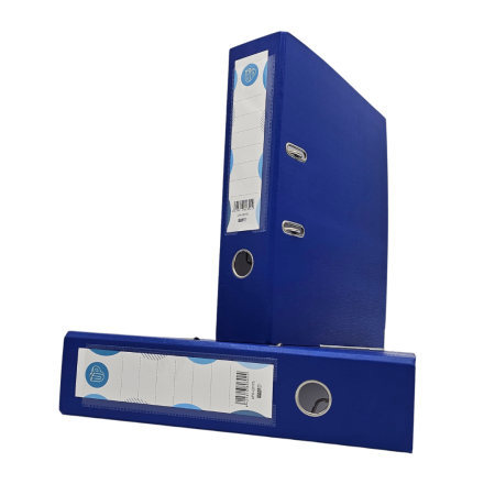 Biblioraft A4 UP, plastifiat, cotor 80 mm, 25/set, albastru [3]