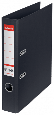 Bibliorafturi, caiete mecanice, separatoare - Biblioraft Esselte No.1 Power Recycled, carton, 100% reciclat, reciclabil, certificare FSC, A4, 50 mm