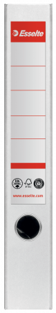Biblioraft Esselte No.1 Power Recycled, carton, 100% reciclat, reciclabil, certificare FSC, A4, 50 mm, alb [1]