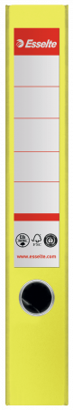 Biblioraft Esselte No.1 Power Recycled, carton, 100% reciclat, reciclabil, certificare FSC, A4, 50 mm, galben [1]