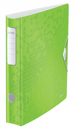 Bibliorafturi, caiete mecanice, separatoare - Biblioraft Leitz Active WOW 180°, A4, 50mm, polyfoam, roz metalizat