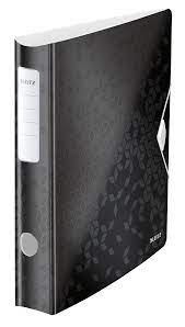 Bibliorafturi, caiete mecanice, separatoare - Biblioraft Leitz Active WOW 180°, A4, 50mm, polyfoam, roz metalizat