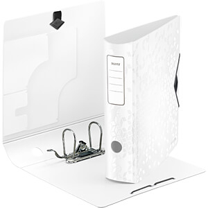 Biblioraft Leitz Active WOW 180°, A4, 75mm, polyfoam, roz metalizat [1]