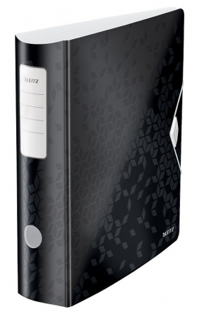 Bibliorafturi, caiete mecanice, separatoare - Biblioraft Leitz Active WOW 180°, A4, 75mm, polyfoam, roz metalizat