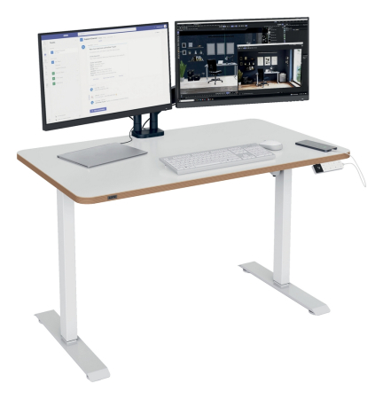 Noutati si inovatii - Birou ergonomic electric LEITZ Ergo 120x70 cm reglabil pe inaltime alb