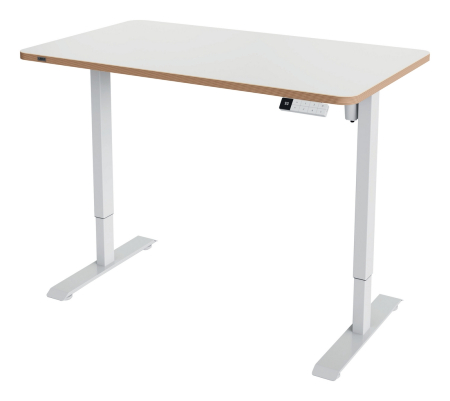 Birou ergonomic electric LEITZ Ergo 120x70 cm reglabil pe inaltime alb [2]
