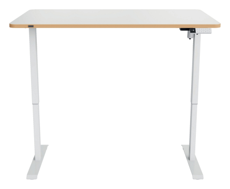Birou ergonomic electric LEITZ Ergo 140x80 cm reglabil pe inaltime alb [2]