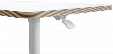 Birou Ergonomic Leitz Ergo – Pneumatic, Ajustabil pe Inaltime, Alb [7]