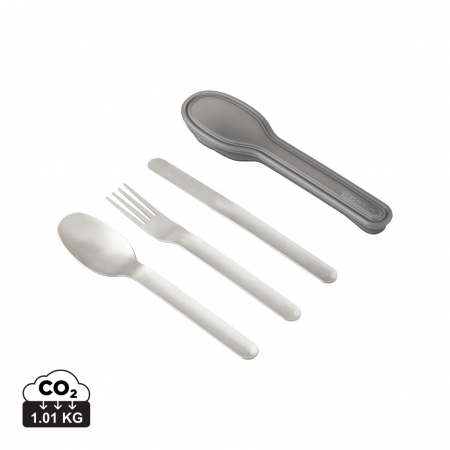 Gratare si picnic - Set tacamuri inox compact Black+Blum premium