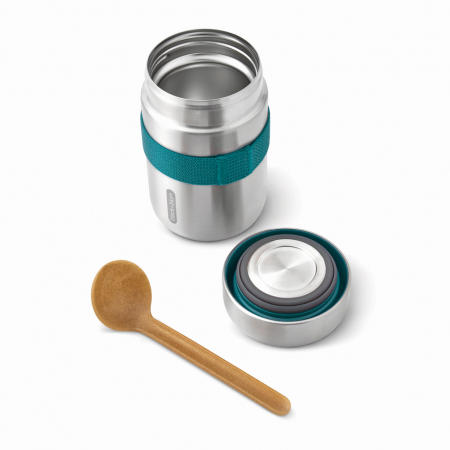 Termos alimentar Black+Blum, 400ml, cu capac inox si lingura eco [3]