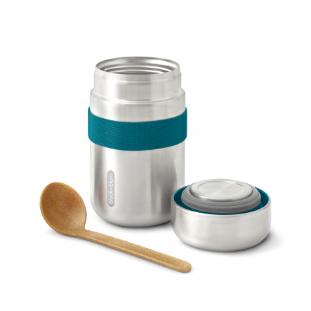 Termos alimentar Black+Blum, 400ml, cu capac inox si lingura eco [2]
