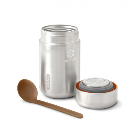 Termos alimentar Black+Blum, 400ml, cu capac inox si lingura eco [4]