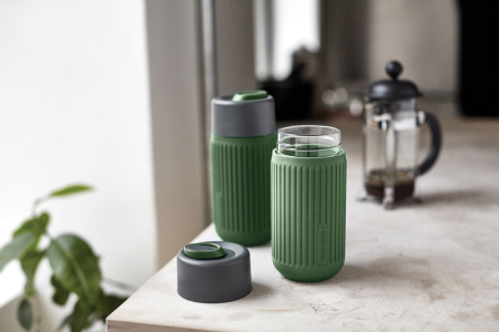 Pahar de calatorie din sticla 340ML Black+Blum [8]