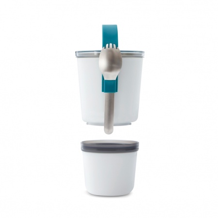 Caserola Black+Blum Lunch Pot Original – 2 recipiente etanse cu spork inox [3]