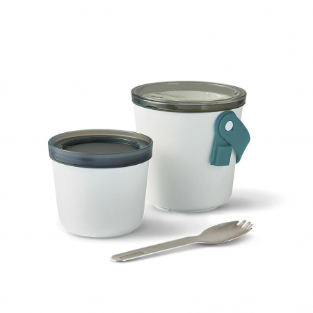 Caserola Black+Blum Lunch Pot Original – 2 recipiente etanse cu spork inox [2]