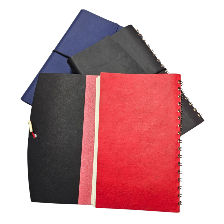 Bloc notes A5/A6 imitatie piele – productie proprie in Unitate Protejata, personalizare corporate [4]