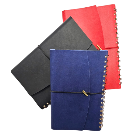Bloc notes A5/A6 imitatie piele – productie proprie in Unitate Protejata, personalizare corporate [2]