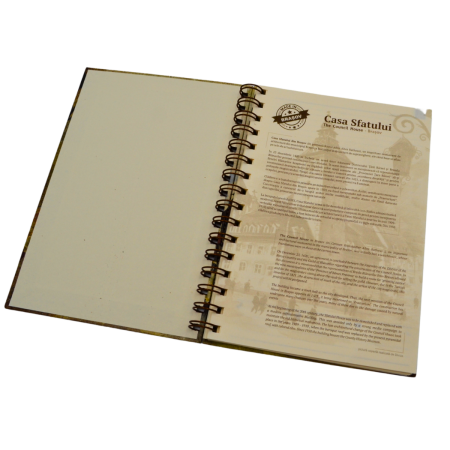 Bloc notes spira A5 rigid – productie proprie, personalizare corporate [3]
