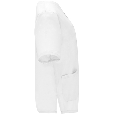 Bluza medicala unisex Panacea, cu guler in V si trei buzunare [3]