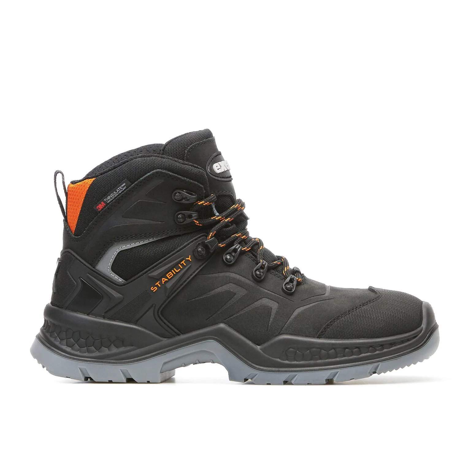 Protectia muncii si Imbracaminte - Bocanci de protectie Exena Everest S3 CI WR SRC, Nubuck si Cordura, Metal free