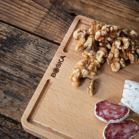 Platou servire branza cu cutit detasabil, BOSKA Cheese Cutter Lumberjack Amigo [6]