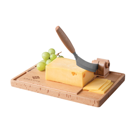 Platou servire branza cu cutit detasabil, BOSKA Cheese Cutter Lumberjack Amigo [4]