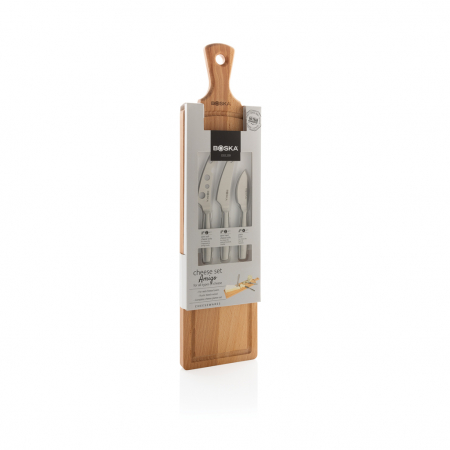 Set branzeturi BOSKA Amigo – tocator fag + 3 cutite inox, garantie 10 ani [9]