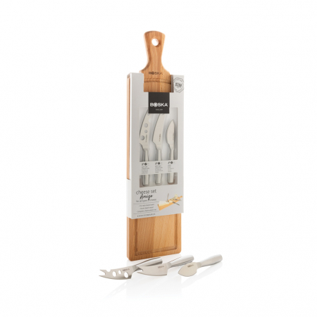 Set branzeturi BOSKA Amigo – tocator fag + 3 cutite inox, garantie 10 ani [8]