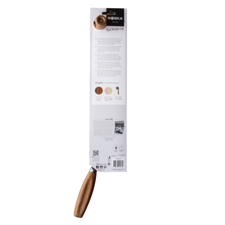 Cutit BOSKA Pizza & Cheese Oslo+Nr.4, otel inoxidabil, manere din stejar, iF Design Award [17]