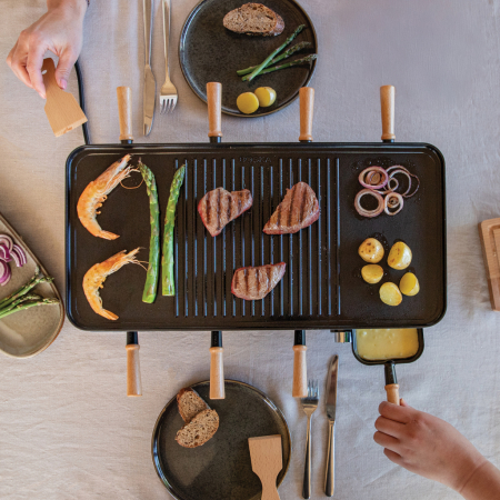 Raclette BOSKA Gourmet Party pentru 8 persoane, grill reversibil, EU Type F [5]
