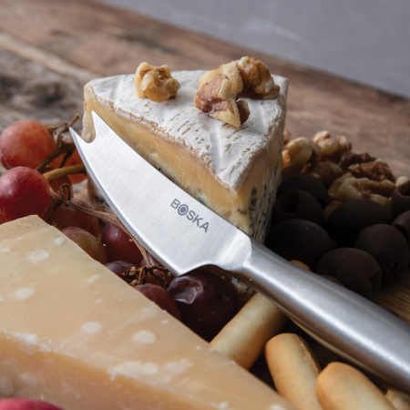 Set BOSKA Ultimate Cheese Set Small Copenhagen cu platou din stejar european, 5 cutite din otel inoxidabil [10]