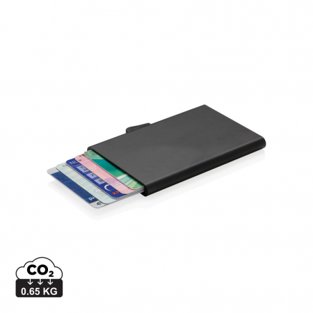 Portofele si portcarduri RFID - Portcard C-Secure aluminiu RFID