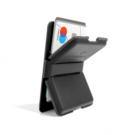 Gadgeturi mobile - Portofel magnetic pentru telefon C-Secure MagSafe, protectie RFID, suport stand