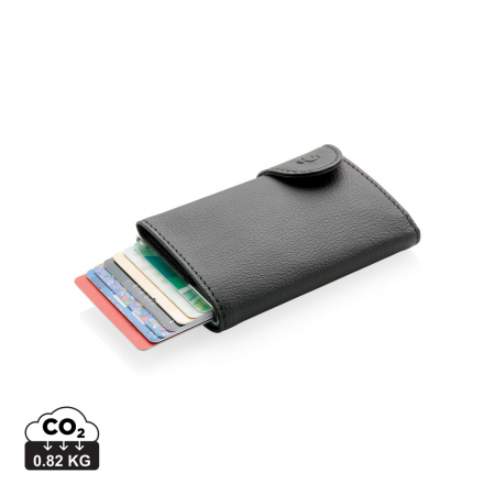 Portofele si portcarduri RFID - Portcard C-Secure RFID aluminiu cu portofel