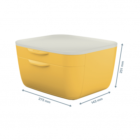 Cabinet cu sertare Leitz Cosy, 2 sertare, PS, A4 [4]
