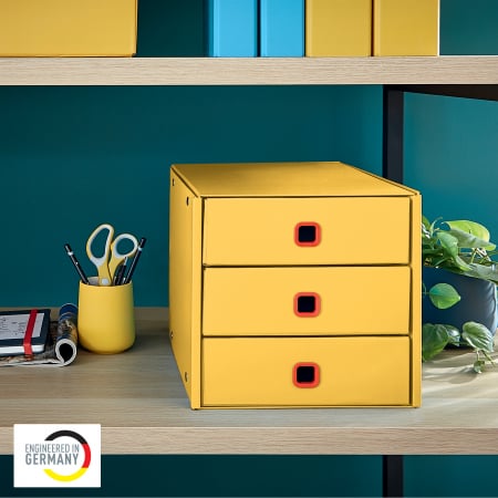 Cabinet cu sertare Leitz Cosy Click & Store, 3 sertare, carton laminat, A4 [2]