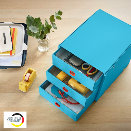 Cabinet cu sertare Leitz Cosy Click & Store, 3 sertare, carton laminat, A4 [3]