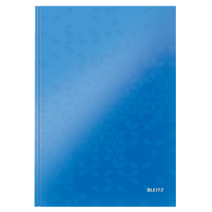 Caiete si blocnotesuri - Caiet A4 Leitz Wow coperta dura dictando albastru