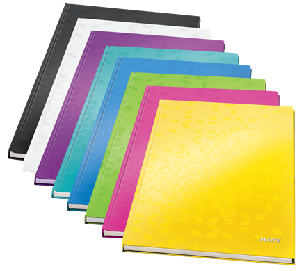 Caiet A4 Leitz Wow coperta dura dictando albastru [2]
