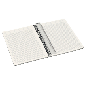 Caiet cu spira A4 Leitz Office carton matematica albastru [4]