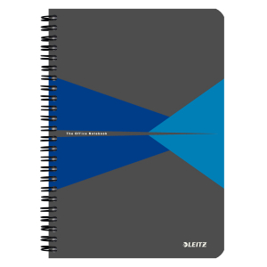 Caiete si blocnotesuri - Caiet cu spira A5 Leitz Office matematica albastru