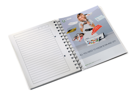 Caiet cu spira A5 Leitz WOW dictando albastru [2]