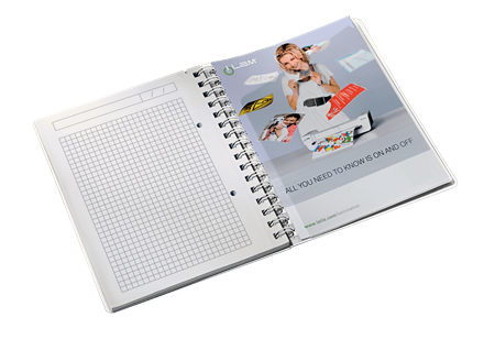 Caiet cu spira A5 Leitz WOW matematica albastru [1]