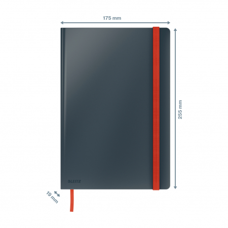 Caiet de birou Leitz Cosy, carton laminat, coperta dura, B5, 80 coli, matematica [1]