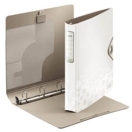 Caiet mecanic Leitz WOW mecanism 4DR/25mm albastru metalizat [1]