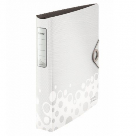 Caiet mecanic Leitz WOW mecanism 4DR/25mm albastru metalizat [0]