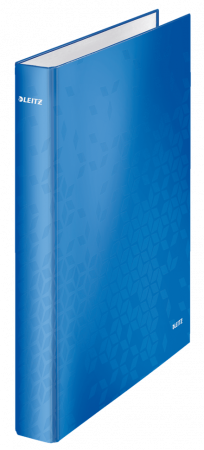 Bibliorafturi, caiete mecanice, separatoare - Caiet mecanic A4 cu 2 inele 25mm Leitz WOW albastru