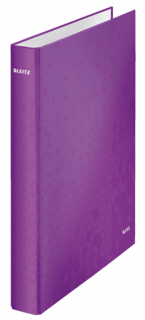 Bibliorafturi, caiete mecanice, separatoare - Caiet mecanic A4 cu 2 inele 25mm Leitz WOW mov