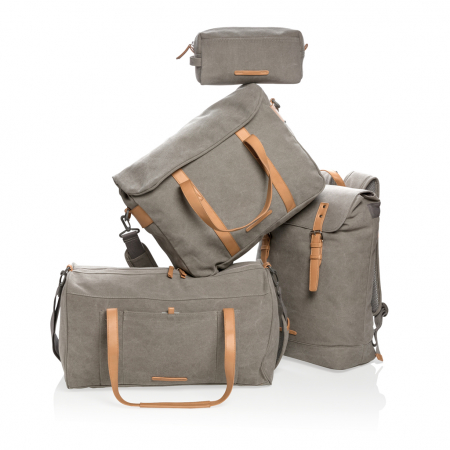 Geanta Canvas Weekend 27L, rezistenta si fara PVC [9]